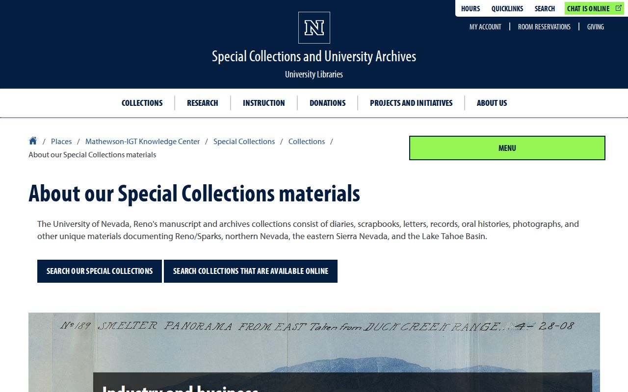 Sparks city directory companion sources at UNR Special Collections